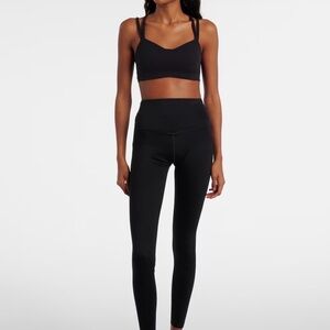 Nike Zenvy Strappy Women's Light-Support Padded Sports Bra in black size M